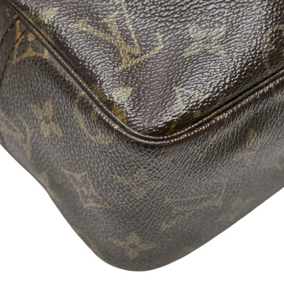 LOUIS VUITTON Authentic Brown Monogram Clutch Bag - Picture 4 of 11